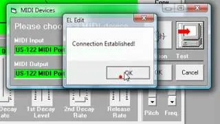 EL Edit - Setting Up your MIDI devices