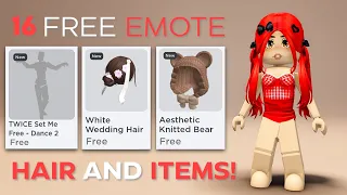 NEW FREE ITEMS YOU MUST GET IN ROBLOX!😍💕 *COMPILATION*