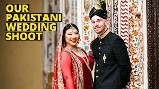 Wedding makeover! (Foreigners shocking transformation into Pakistani bride and groom)- PAKISTAN VLOG