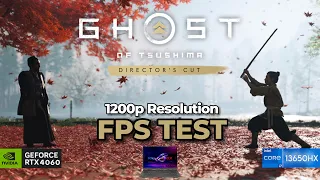 Ghost of Tsushima - FPS test on Asus Strix G16 with RTX 4060 laptop GPU