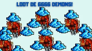 VENDENDO O LOOT DA DEMON OAK (6666 DEMONS)