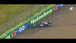 Emilia Romagna GP (Imola) Hamilton Crash his Car to Save it from Gravel Trap | The Eighth And One