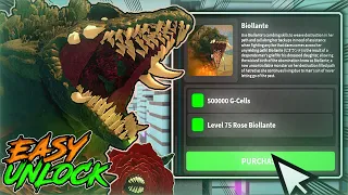 How To QUICKLY AND EASILY Unlock BIOLLANTE! | Level Up Rose & Farm G-Cells FAST ||| Kaiju Universe