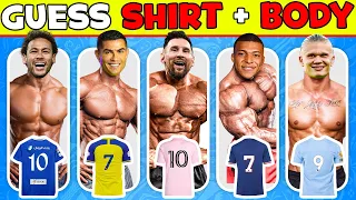 Guess Football Player Who Owns BODY and SONG 💪🎶 CR7, Messi, Neymar, Mbappe, Haaland