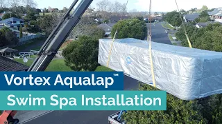 Vortex Aqualap™ swim spa installation - Start to finish