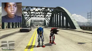 GTA 5 sonic and shadow mod