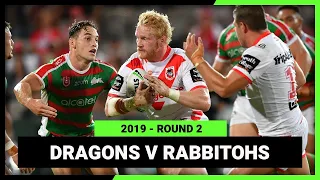 NRL 2019 | St George Illawarra Dragons v South Sydney Rabbitohs | Full Match Replay | Round 2