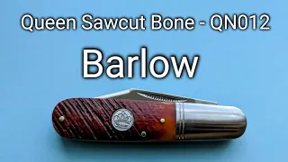 Queen Cutlery Sawcut Bone Barlow - QN012 Pocket Knife