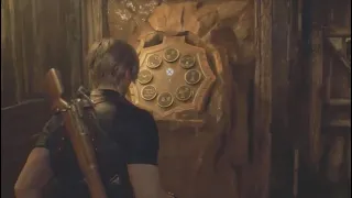 Resident Evil 4 Remake. Lake / Cave Murals Puzzles. Locations. PS5.