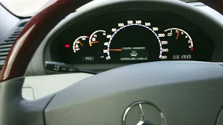 Mercedes-Benz CL500 C215 0-100kmh acceleration