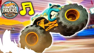 Rhinomite's New Music Video Goes Beast Mode! 💥🦏 + More Music Videos for Kids 🎶🎵 | Hot Wheels