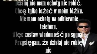 Bruno Mars- The Lazy Song tłumaczenie pl