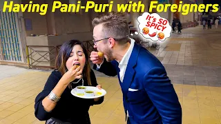 FOREIGNER WANTS TO EAT PANI PURI? #shorts #dubai #travel