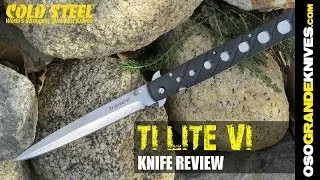 Cold Steel Ti Lite XL Mega Stiletto Folding Knife Review | OsoGrandeKnives