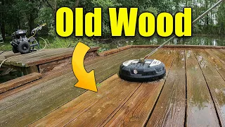 Pressure Washing Wood Decks - The Safe Way