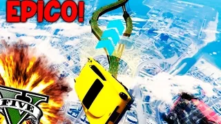 CIRCUITO EN EL CIELO EPICO!! SALTO FAIL XDD GTA V ONLINE Makiman