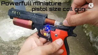 Membuat coil gun Make a powerfull coil gun #coilgun