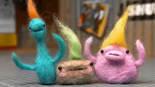 Needle Felting - Super Basics | How to Needle Felt