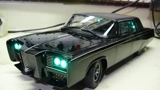 Fred's custom 1:18 Green Hornet's BLACK BEAUTY diecast model with working lights & sounds