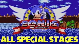 Sonic the Hedgehog Genesis (GBA) - All Special Stages [1080p HD]