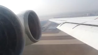 Air Koryo Ilyushin IL-62M P-881 Engine Start & Takeoff, Beijing - Window View