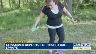 Consumer Reports top rated bug sprays for the summer
