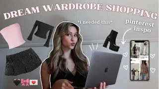 BUYING MY DREAM WARDROBE♡: online shopping & try on haul! (coquette, edgy, and that girl aesthetic)