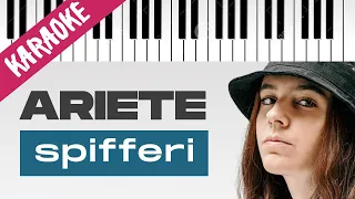 ARIETE | SPIFFERI // Piano Karaoke con Testo