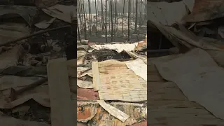 Drone footage shows what's left of Enterprise, N.W.T., after wildfire #shorts