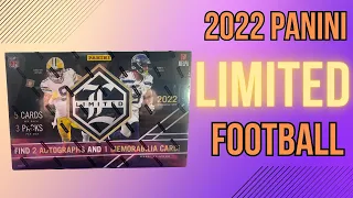 2022 Panini Limited Football Hobby Box Unboxing: New Release w/ Double RPA Surprise!
