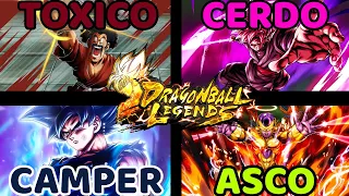 TOP 10 PERSONAJES MAS TÓXICOS De Dragon Ball Legends