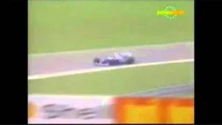 bertrand gachot spin 1994 brazilian gp.wmv