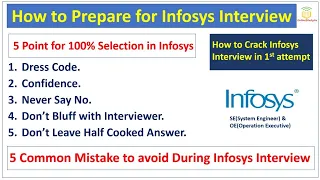 Infosys Interview: How to Crack in first attempt | 5 Point for 100% selection in Infosys Interview