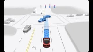 Tesla Full Self Driving Test / Demo - 11.4.4 - Night Drive