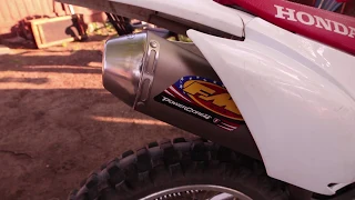 FMF Power Core 4  VS Stock CRF230F