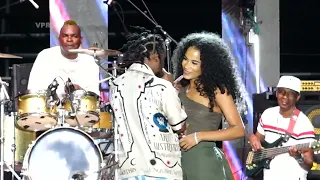 Popcaan & Toni Ann Singh Performs Live @ Burna Boy's  'Love Damini'  Tour Jamaica Edition