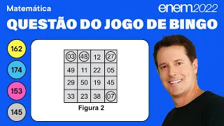 🔵 Questão do jogo de bingo: ENEM 2022 Matemática - Probabilidade