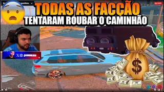 😱TODOS AS FACÇÃO DO COMPLEXO😱TENTARAM ROUBAR O CAMINHÃO😱COM GRANDE PREMIO😱GTA RP!