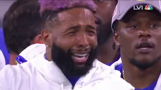 Odell Beckham EMOTIONAL Reaction To WINNING Super Bowl 56 | Rams vs Bengals