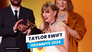 Taylor Swift | Grammys 2024 | New Album Announcement, Acceptance Speech, More Best Moments
