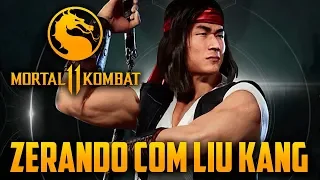 Mortal Kombat 11 - Zerando Com LIU KANG no Hard, Todo mundo virou DEUS