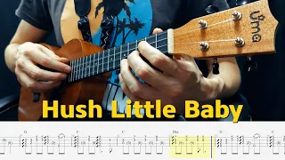 Ukulele Lullabies for babies. Hush Little Baby. Tabs included