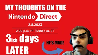 MY NINTENDO DIRECT THOUGHTS! (February 8th 2023)