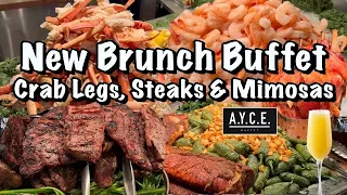 NEW Brunch BUFFET CRAB LEGS, STEAKS & MIMOSAS | AYCE Buffet at Palms