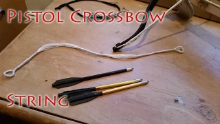 How to Make 80lb Pistol Crossbows Replacement Strings - Continuous Loop Method