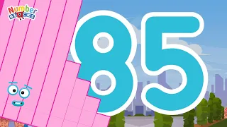 Numberblocks Magic Run 85 - Numberblocks 85 Adventure | Number Explore