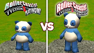 RollerCoaster Tycoon 3 Complete Edition VS Platinum Edition