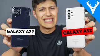 GALAXY A22 vs GALAXY A32 - QUAL MELHOR para você? Comparativo