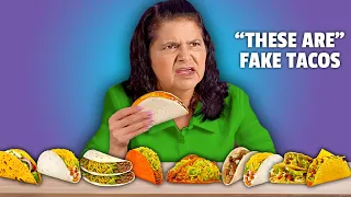 Mexican Moms Rank Fast Food Tacos! (Taco Bell, Chipotle)