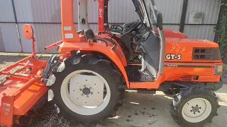 kubota GT5 видео обзор японского минитрактора ПРОДАН